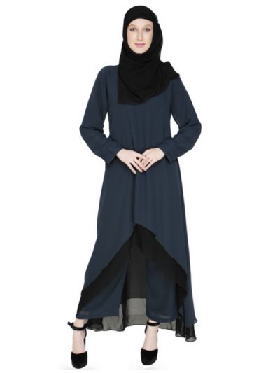 Double Layered Abaya in Georgette Fabric
