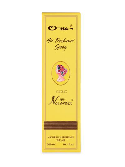 Ossa Gold Naina Air Freshener Spray Long Lasting Home Fragrance (300 ml)