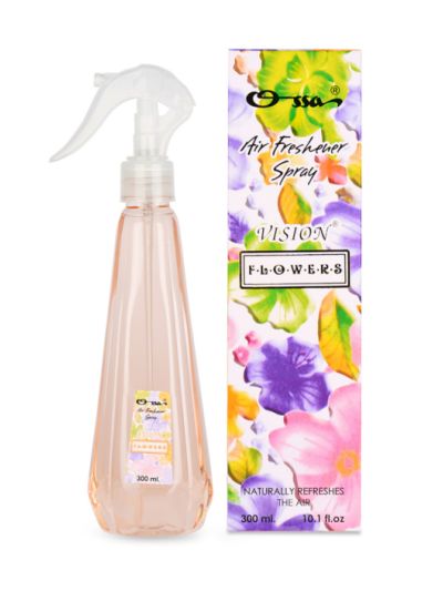 Ossa Vision Flower Air Freshener Spray Long Lasting Home Fragrance (300 ml)
