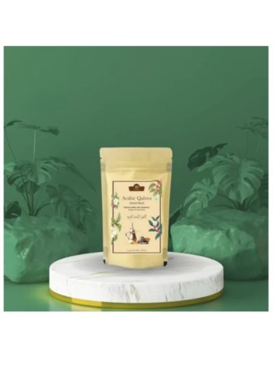 AL MASNOON Arabic Qahwa/Yemeni Blend/Arabic Yemeni Coffee Medium Roasted With Cinnamon & Ginger 100G