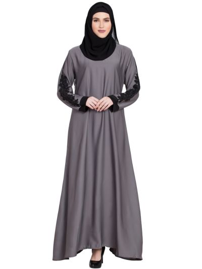 Multi Colors Nida Latest Designer Sleeves Abaya