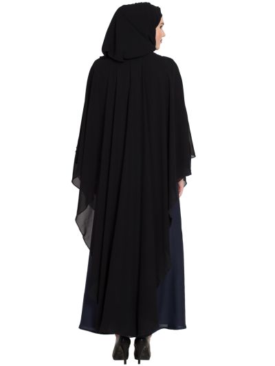 Multi Colors Designer Kaftaan Abaya With Patch Work