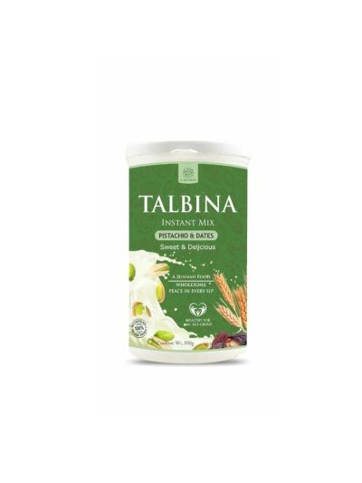AL MASNOON Talbina Pista & Dates Instant Mix/Sweet & Delicious/A Sunnah Food For All Age Group (300g Pack of 1)