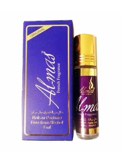 Almas Blue Floral | Fresh, Floral, Cool | Attar 8 ml
