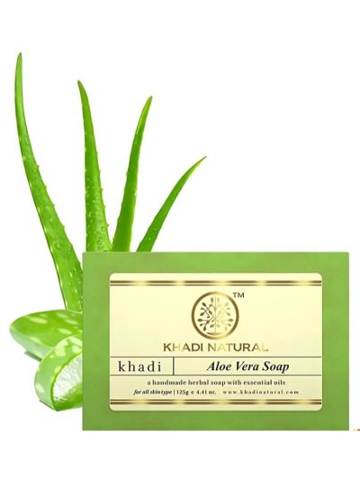 Khadi Natural Aloe Vera Soap Handmade-125g(Pack Of 2)