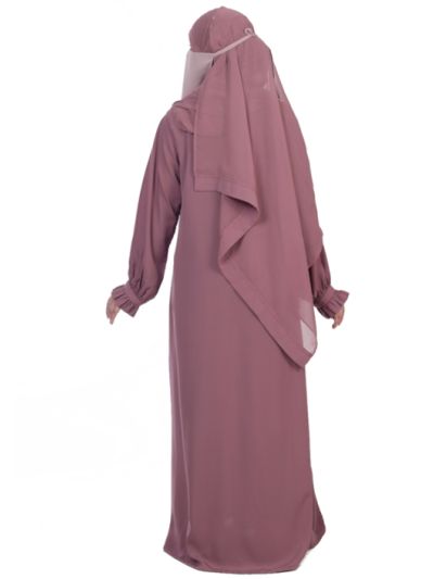 Purplish Pink Abaya