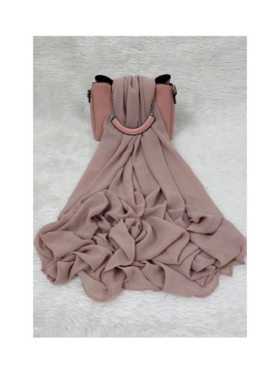 Solid Georgette Hijab 
