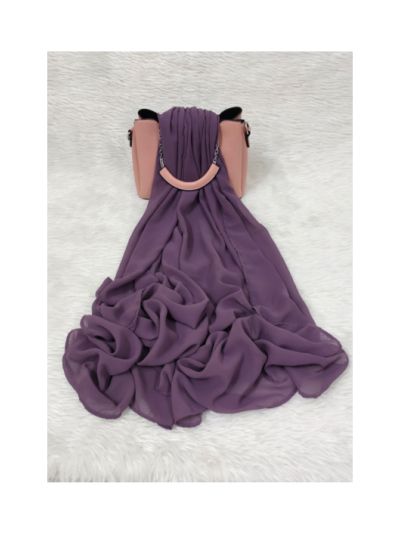 Solid Georgette Hijab 