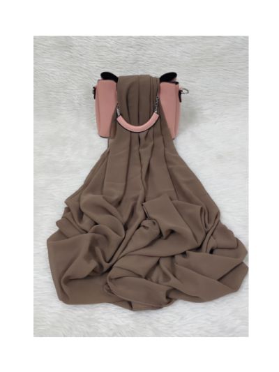 Solid Georgette Hijab 