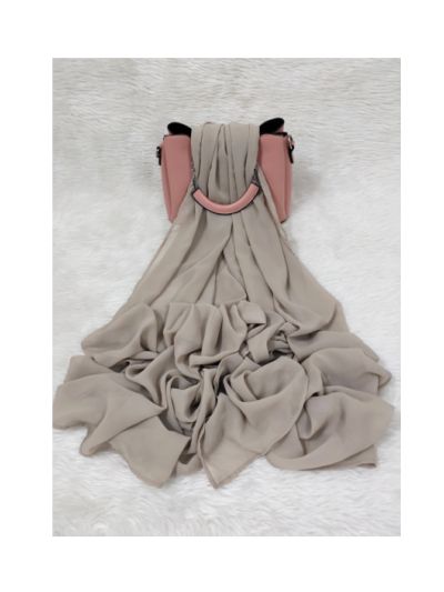 Solid Georgette Hijab 