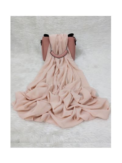 Solid Georgette Hijab 