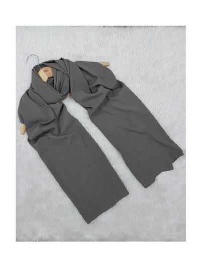Solid Polyster Blend Hijab 