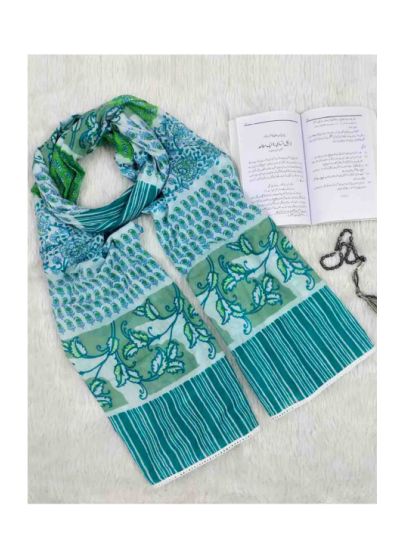 Floral Cotton Namaz Dupatta