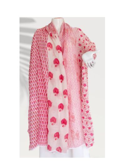 Floral Cotton Namaz Dupatta