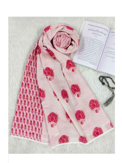 Floral Cotton Namaz Dupatta