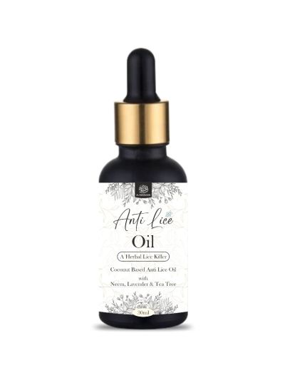  AL MASNOON Anti-Lice Oil 30ml / Herbal Lice Treatment with Neem, Tea Tree & Lavender/Natural Lice Killer for Hair & Scalp/Pack of 1
