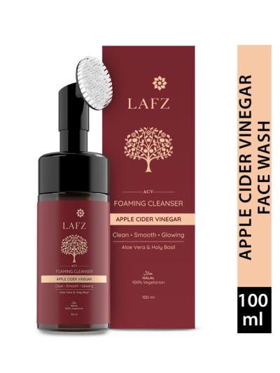Apple Cider Vinegar Foaming Face Wash With Built-In Face Brush (100 ml)