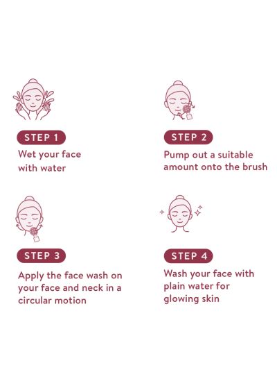 Caffeine Foaming Face Wash With Built-In Face Brush (100 ml)