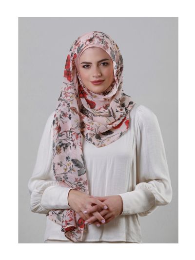 April Showers Printed Crinkled Chiffon