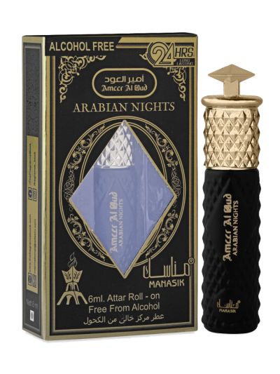 Manasik Ameer Al Oud Arabian Night Attar (Pack Of 2)