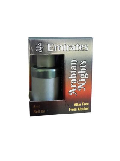 Emirates Arabian Nights Attar | Rich Oriental, Amber, Musky | 6ml
