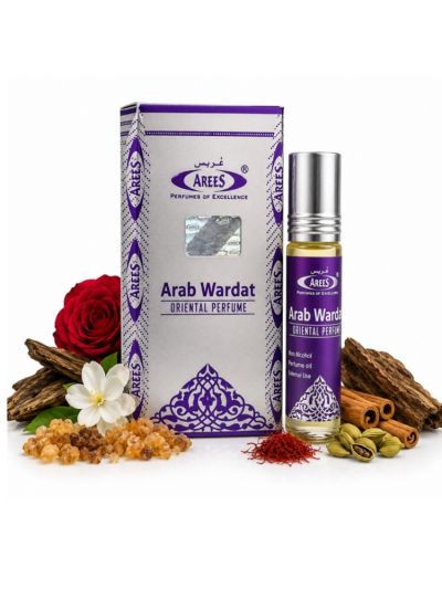 Arees Arab Wardat Attar | Elegant Arabian Rose Attar | 8 ml