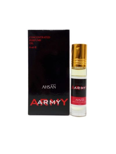 Ahsan Army | Fresh Green, Woody, Musky | Attar 8 ML