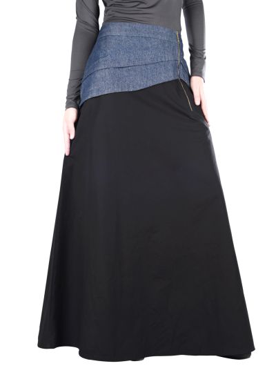Aziz Denim Skirt