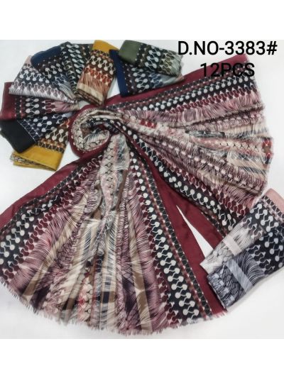 Premium Cotton Design Digitally Printed All Over The Stole (Set of  12)
