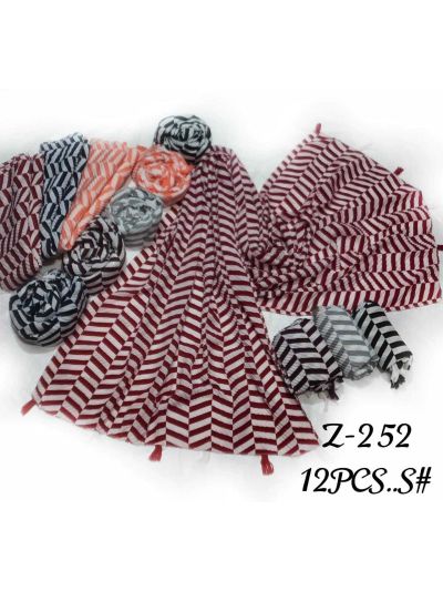Premium Zic - Zac Designer Party Wear Stole (Set of  12)