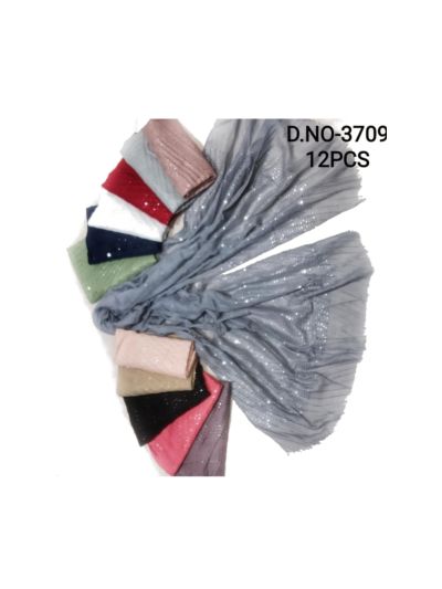 Plain Sophisticated Hijabs (Set of  12)