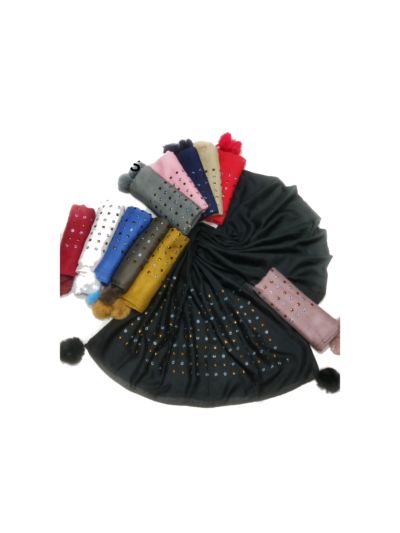 Golden Square & Silver Ring Studded On the Stole (Set of  12)