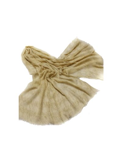 Premium Cotton Shimmery Glitter With Big Stripe Liner All Over The Stole (Set of  12)