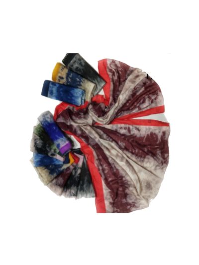 Premium Cotton Marble Finish Imported Stole (Set of  12)
