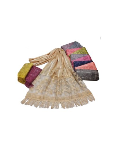 Premium Designer Wave and Striped Liner On Hijab(Set of 12)