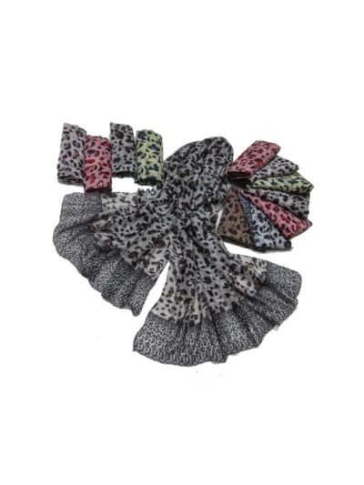 Premium Beautiful Big & Small Print Spot Design With Crush On All Over Stole (Set of 12)