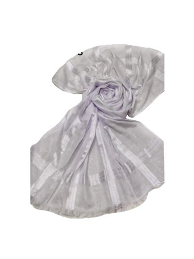 Premium Cotton Big Square line & Diamond Chamki On All Over Stole (Set of 12)