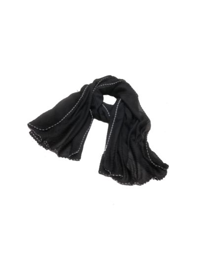 Premium Crushed With Black Border All Over The Stole (Set of 12)