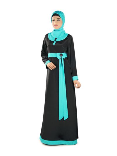 Asifa Abaya with Stylish Bow