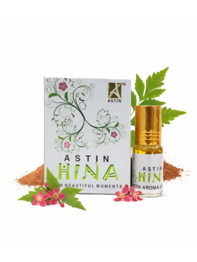 Astin Hina Attar | Long-Lasting Floral & Woody Attar | 3ML