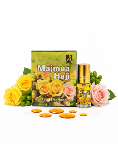 Astin Majmua Haji Attar | Floral & Woody Alcohol-Free Attar (3 ML & 6 ML)