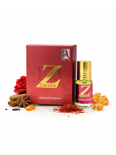 Astin Zahra Attar | Light Floral Alcohol-Free Attar (3 ML & 6 ML)