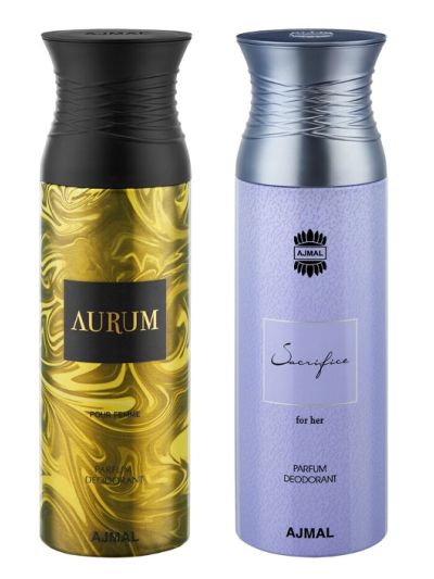 Ajmal Aurum & Sacrifice Her Deodorants for Women (pack of 2)