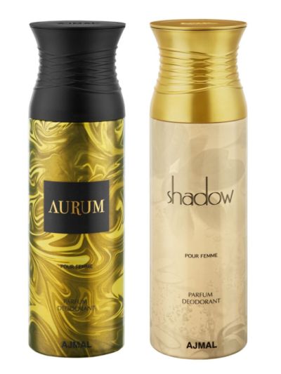 Ajmal Aurum & Shadow Her Deodorants for Women (pack of 2)