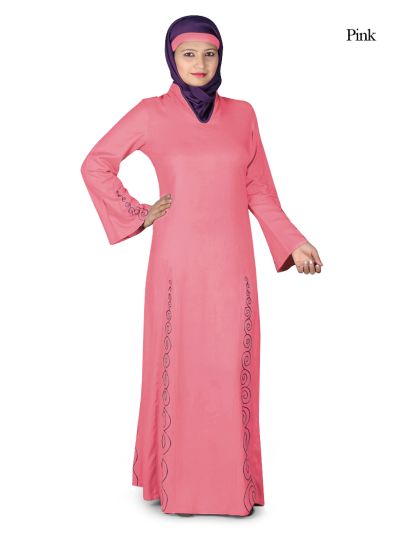 Panel Embroidery Abaya