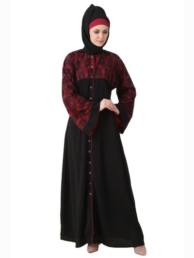 Shajarah Black Nida Abaya