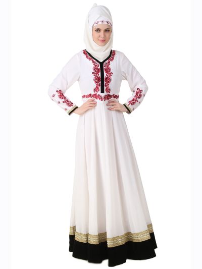 Ezzah White Abaya