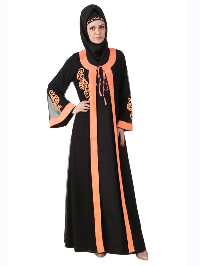 Azka Black Dubai Abaya