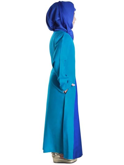 Shabina Dual Colour Kid's Abaya