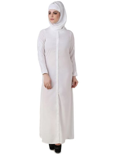 Huma Front Open Abaya